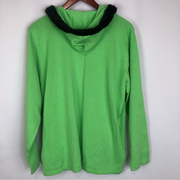 The Quacker Factory Y2K Cardigan Bling Colorful Unique Fashion Hoodie Y2K Funky - Picture 9 of 10